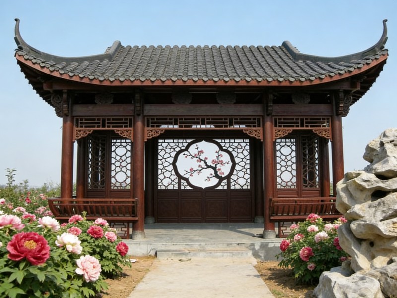 上海防腐木方亭